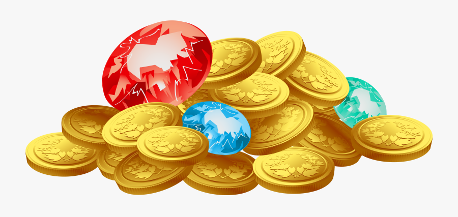 Gold Coins And Png, Transparent Clipart
