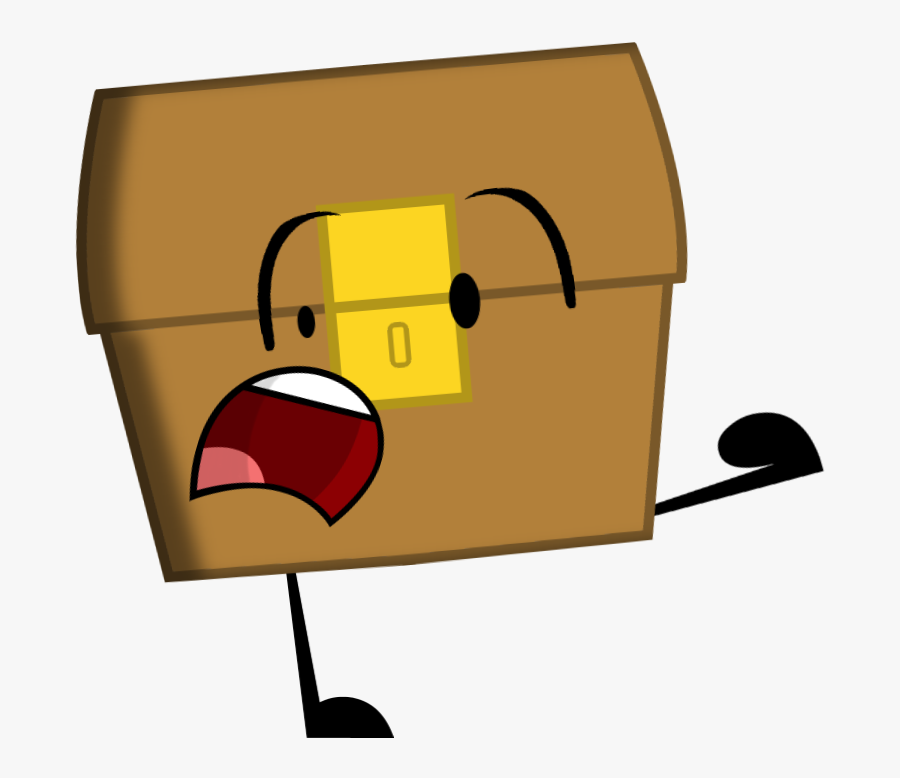 Treasure Chest - Bfdi Treasure Chest, Transparent Clipart