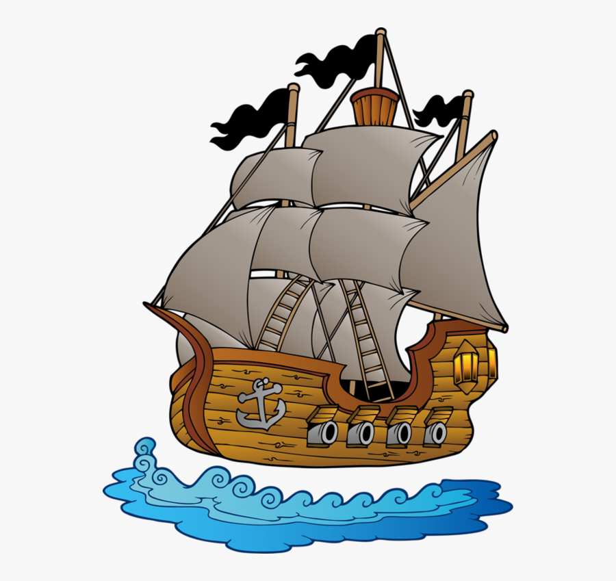 Pirate Ship Transparent Background, Transparent Clipart