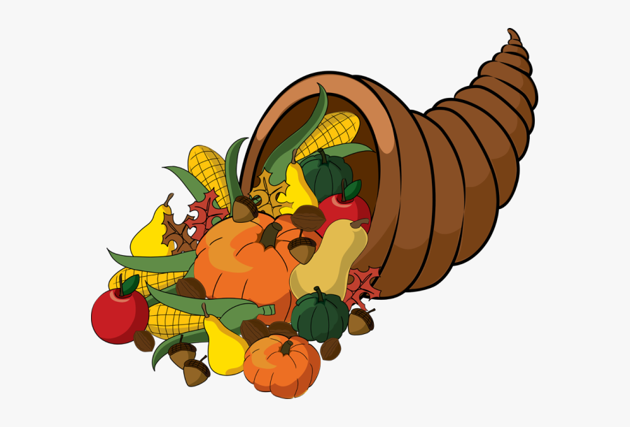 Clip Art Of A Cornucopia Photo Credit Dixie Allan - Cornucopia Clipart Free, Transparent Clipart