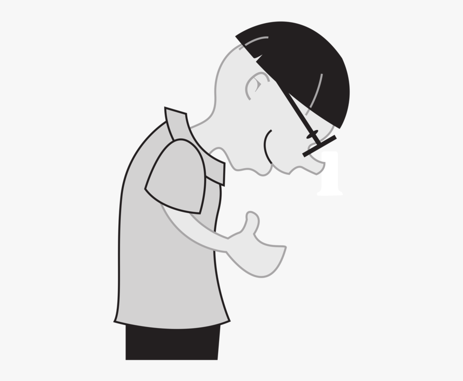 Emotion,art,monochrome Photography - Drawing Of A Cartoon Microscope, Transparent Clipart