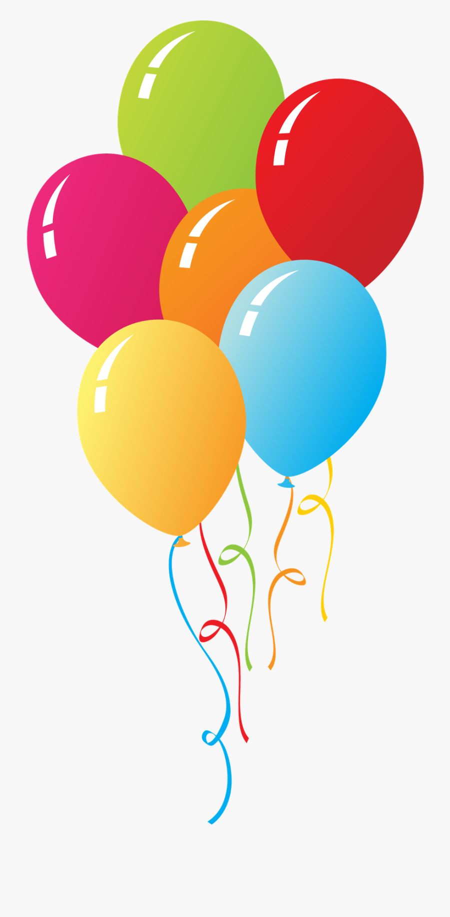 Circus Balloons Clipart , Png Download - Desenho De Bexigas Coloridas