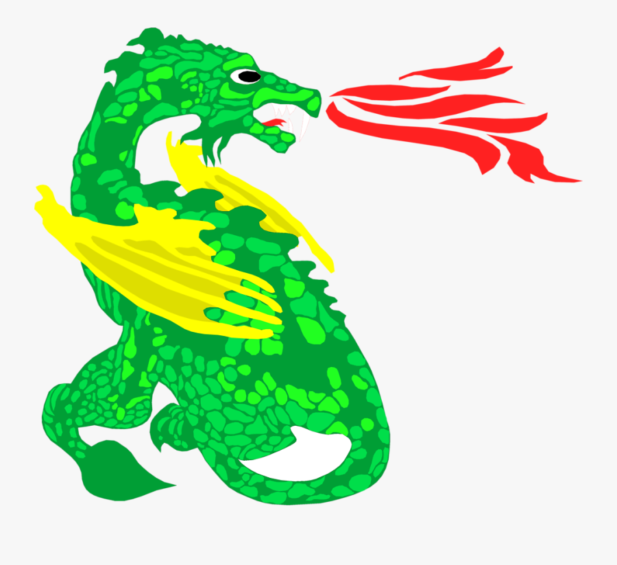 Dragon Clip Art Dragon Clipart Fans - Komodo Dragons Breathing Fire, Transparent Clipart