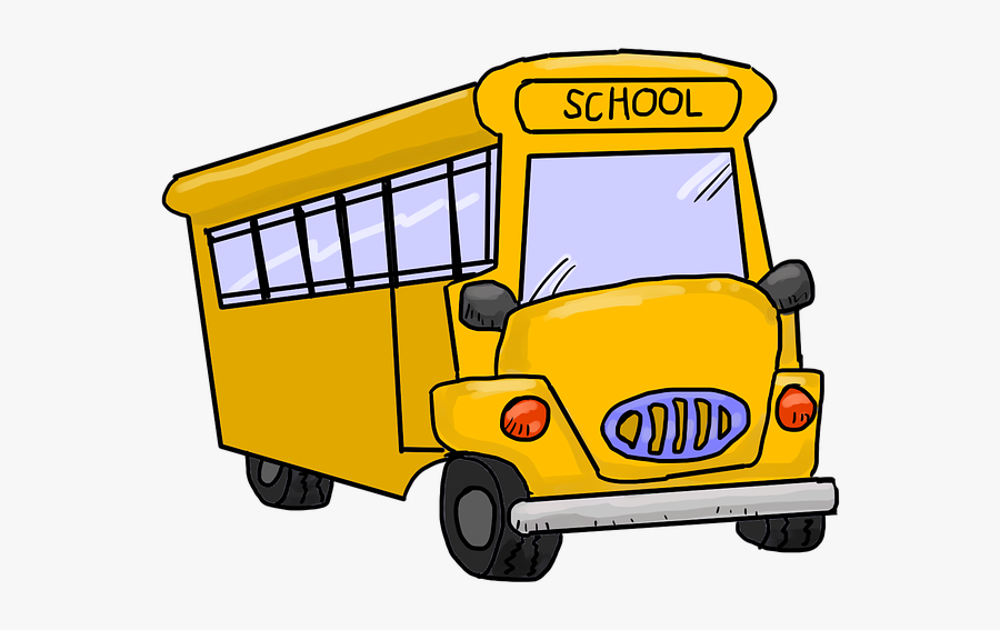 Clip Art Cartoon School Bus - Bus Driver Appreciation, Transparent Clipart