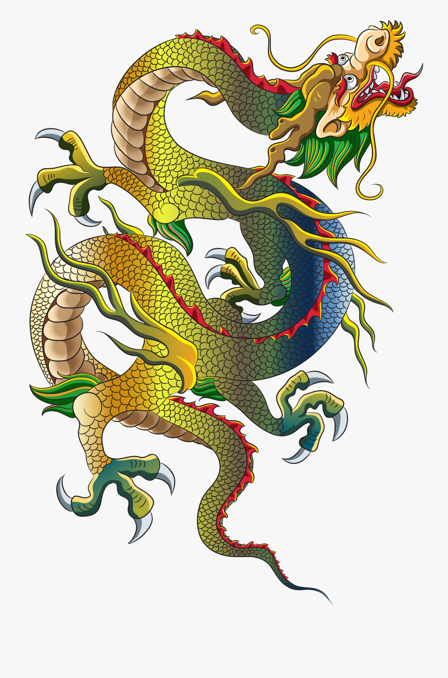 Chinese Dragon Png Clip Art - Transparent Chinese Dragon Png, Transparent Clipart