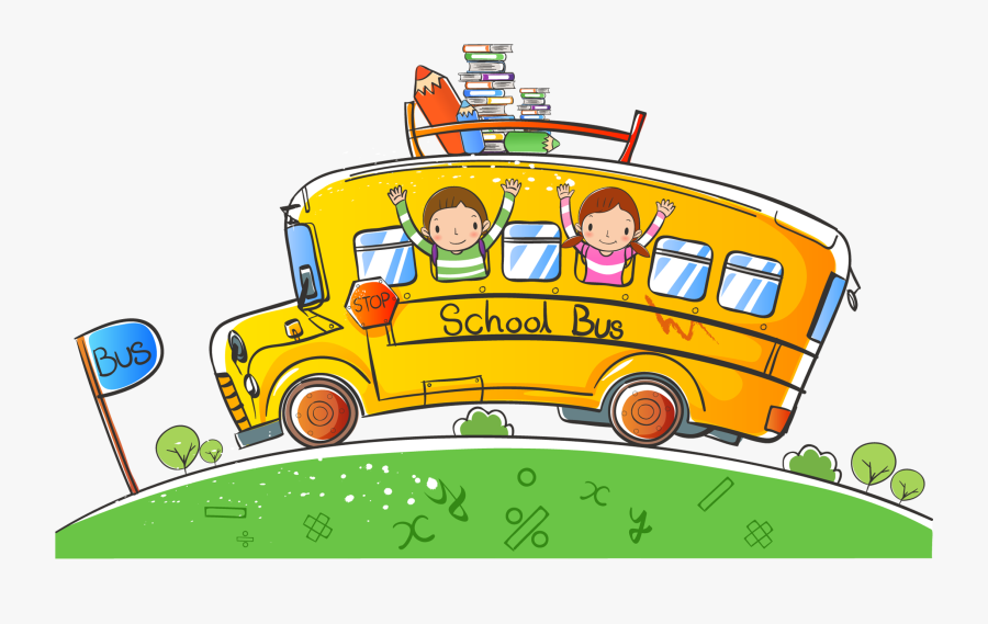 School Bus Clip Art, Transparent Clipart