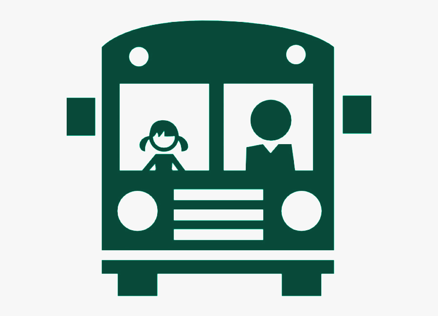 Green Bus, Transparent Clipart