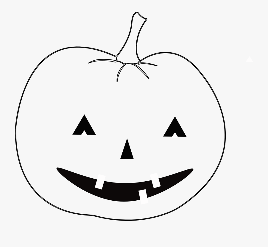 Lantern Clipart Outline - Halloween Clip Art Outline, Transparent Clipart