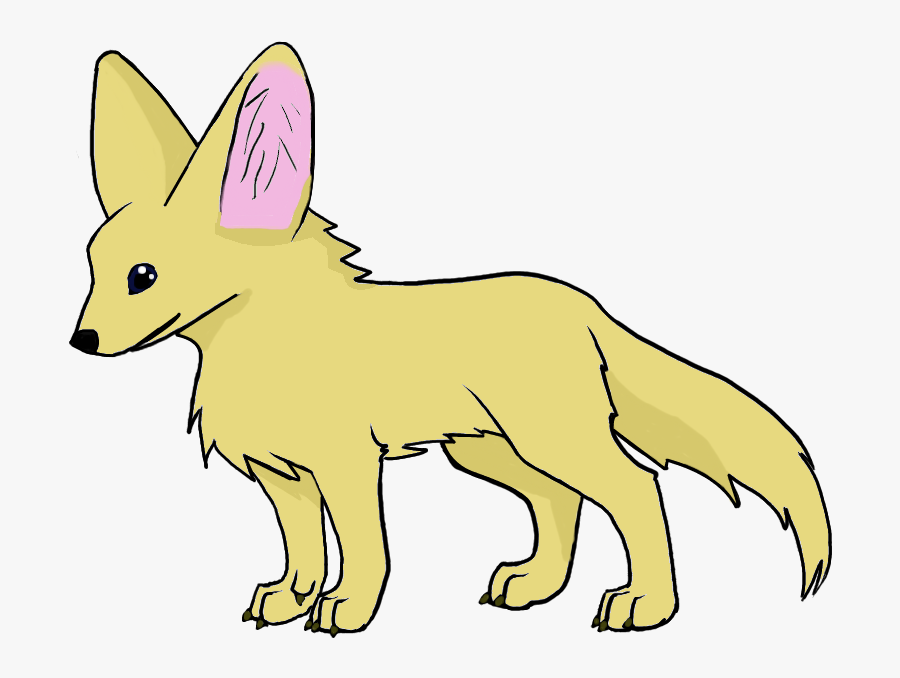 Fennec Fox Clipart - Drawing Easy Fennec Fox, Transparent Clipart