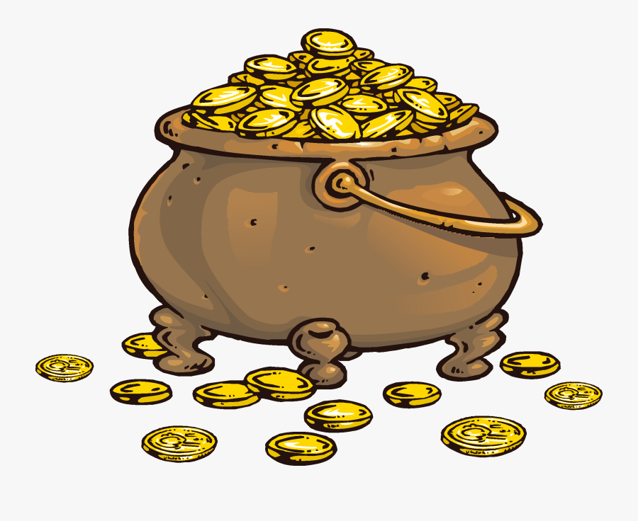 Piracy Coin Treasure Clip Art - Gold Coin Treasure Gold Clipart, Transparent Clipart