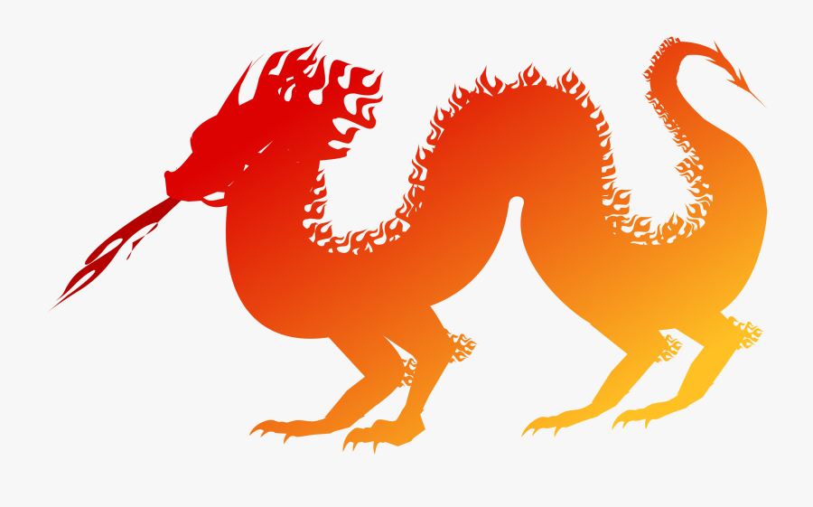 China New Year Dragon Png, Transparent Clipart