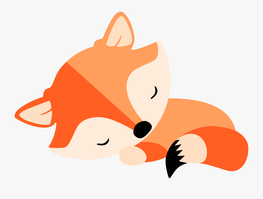 Orange,clip Fox,squirrel,fictional Character,ear - Fox Woodland Animals Png, Transparent Clipart