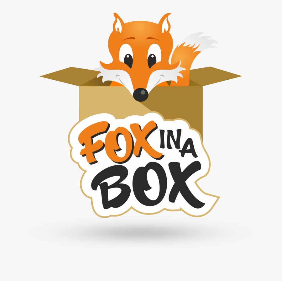 Box Pencil And In - Fox In A Box, Transparent Clipart