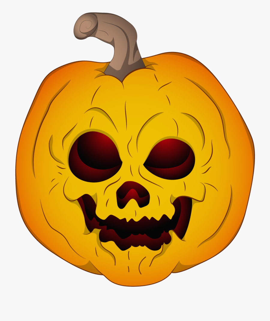 Halloween Evil Pumpkin Clipart M=1410537780 - Jack-o'-lantern, Transparent Clipart