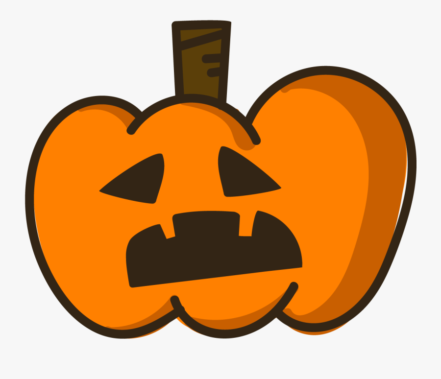 Jack O Lantern Halloween Clipart , Png Download - หัว ฟักทอง ฮาโลวีน การ์ตูน, Transparent Clipart