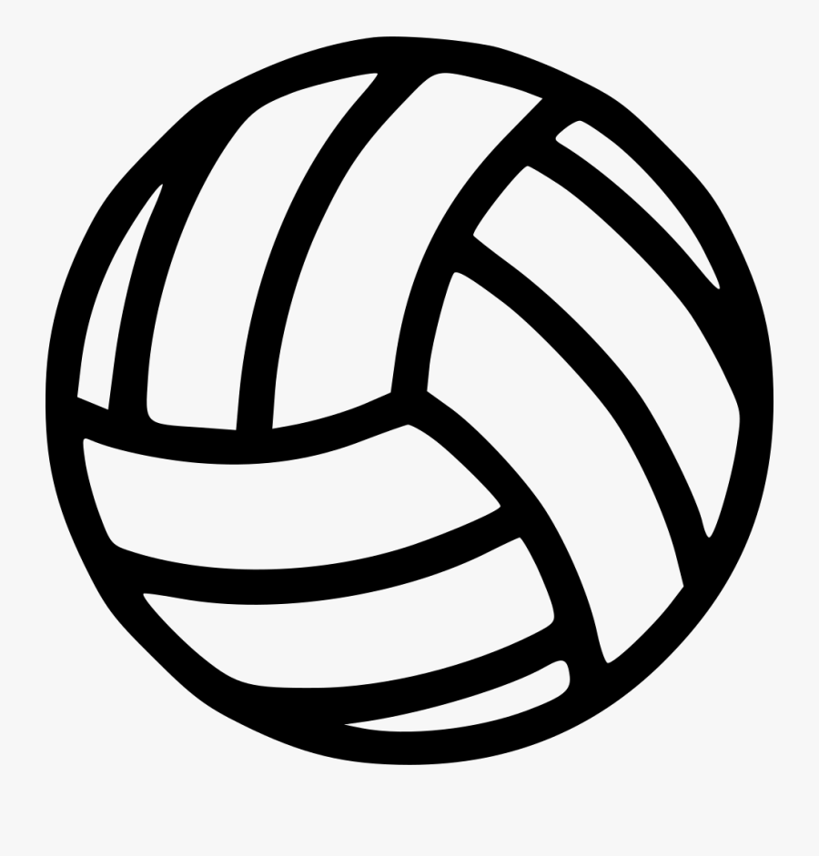 Transparent Volleyball Clipart Black And White Volley Ball Clip Art