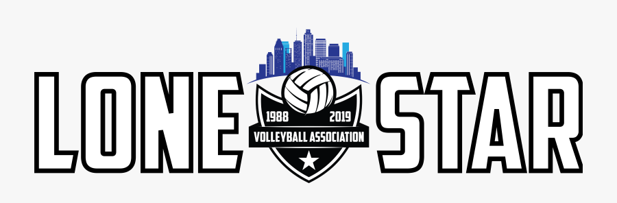 Lonestar Volleyball Logo, Transparent Clipart