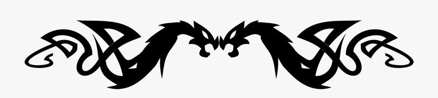 Dragon Border - Clip Art Dragon Border, Transparent Clipart