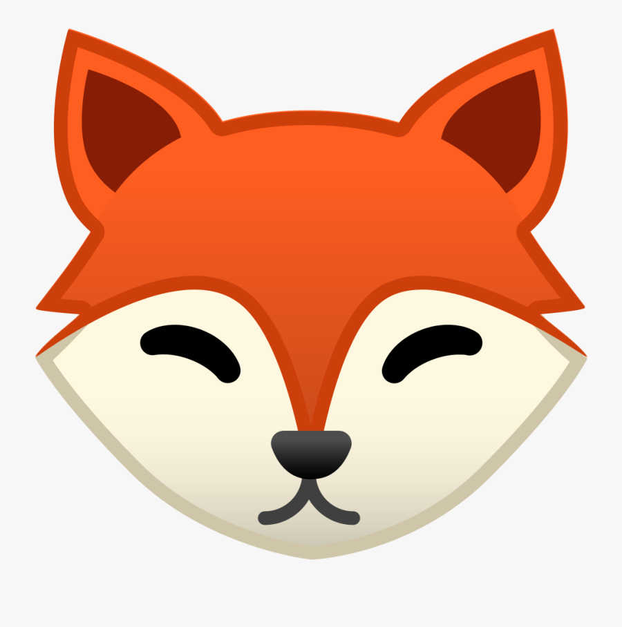 Face Noto Emoji Animals - Fox Face Cartoon Png , Free ...