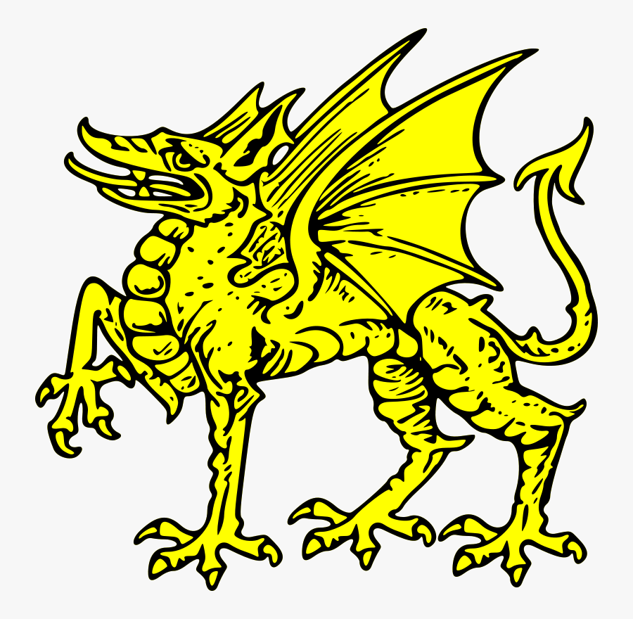 Dragon Coat Of Arms Png, Transparent Clipart
