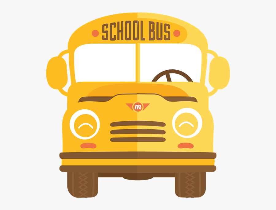 Free School Bus Icon - School Bus Garage Icon, Transparent Clipart