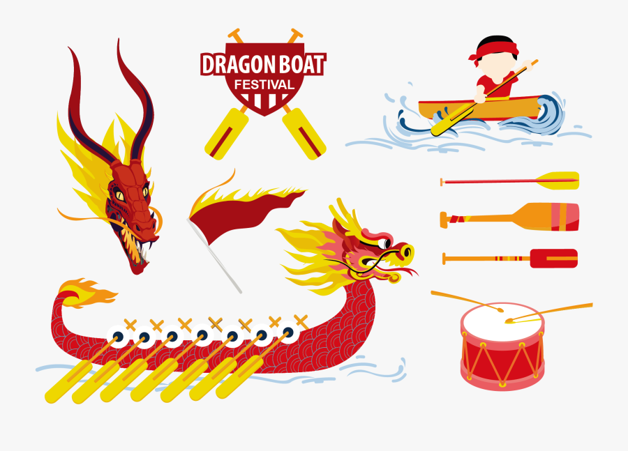 Clip Art Dragonboat Clipart - Dragon Boat Clip Art, Transparent Clipart