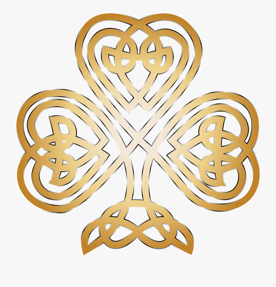 This Free Icons Png Design Of Celtic Shamrock Mod - Celtic Shamrock Vector Transparent, Transparent Clipart