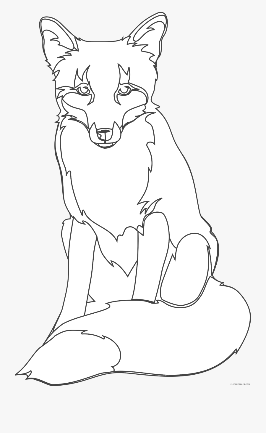 Fox Clipart Mouth - שועל לצביעה, Transparent Clipart