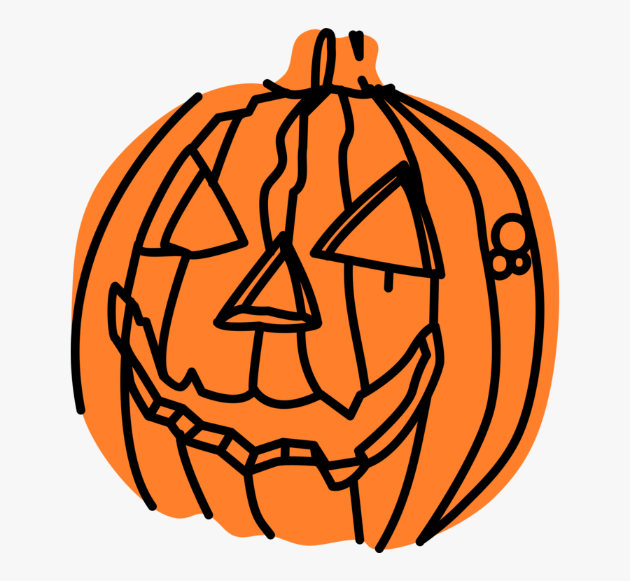Transparent Jack O"lantern Clipart - Jack-o'-lantern, Transparent Clipart