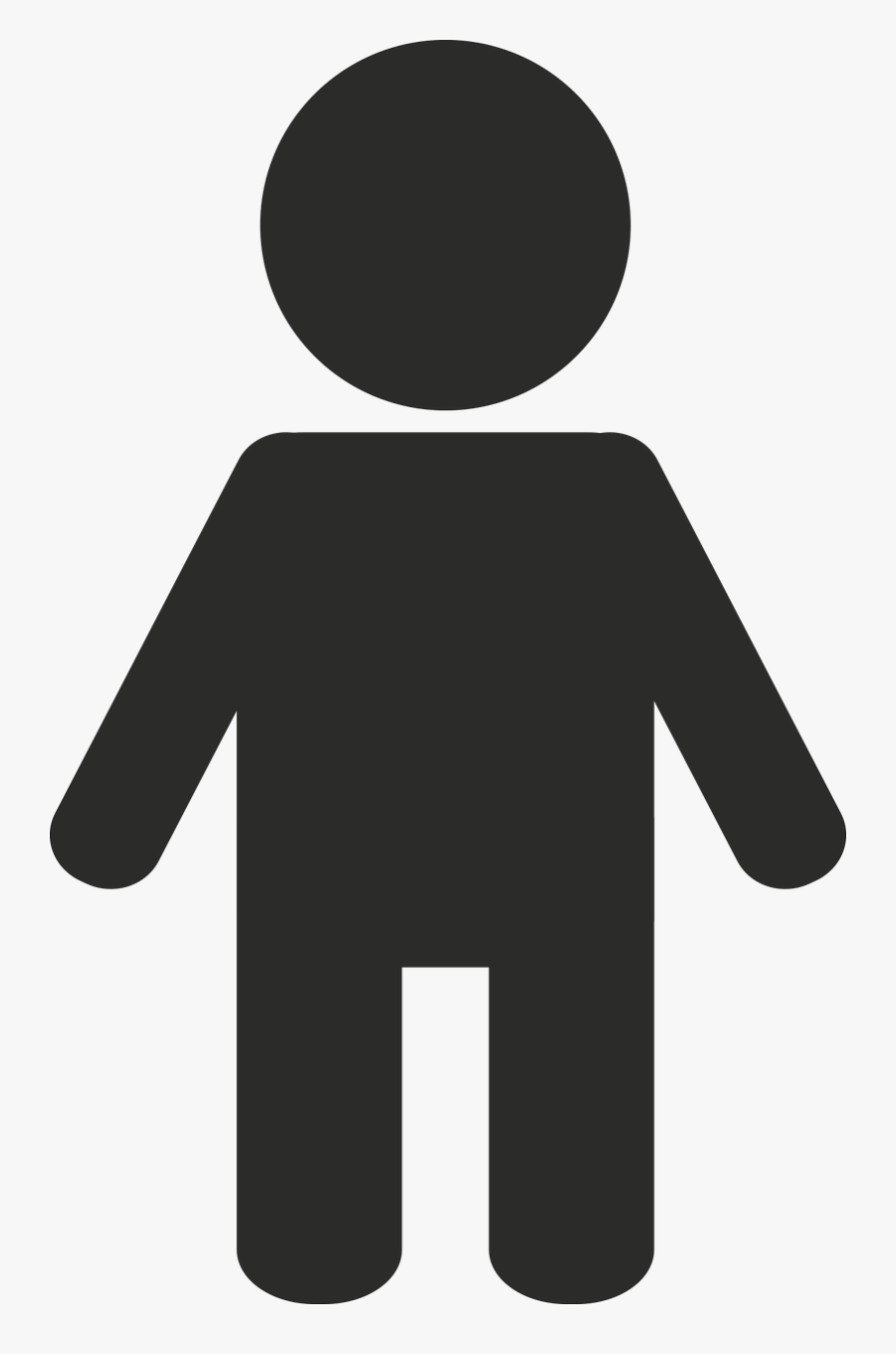 Child, Boy, Simple, Black And White, Clip Art - Child Black And White Clipart, Transparent Clipart
