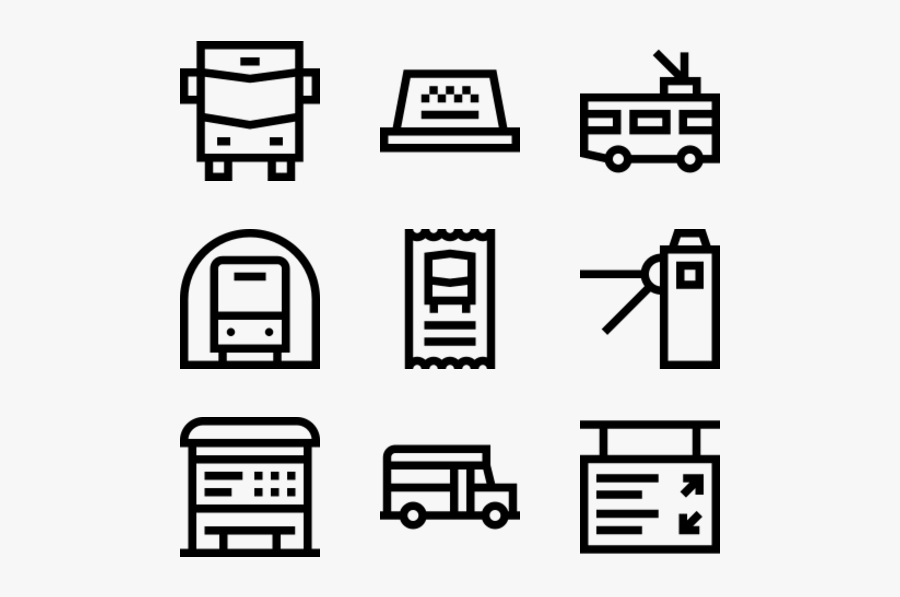 Public Transportation - Soccer Icons Free, Transparent Clipart