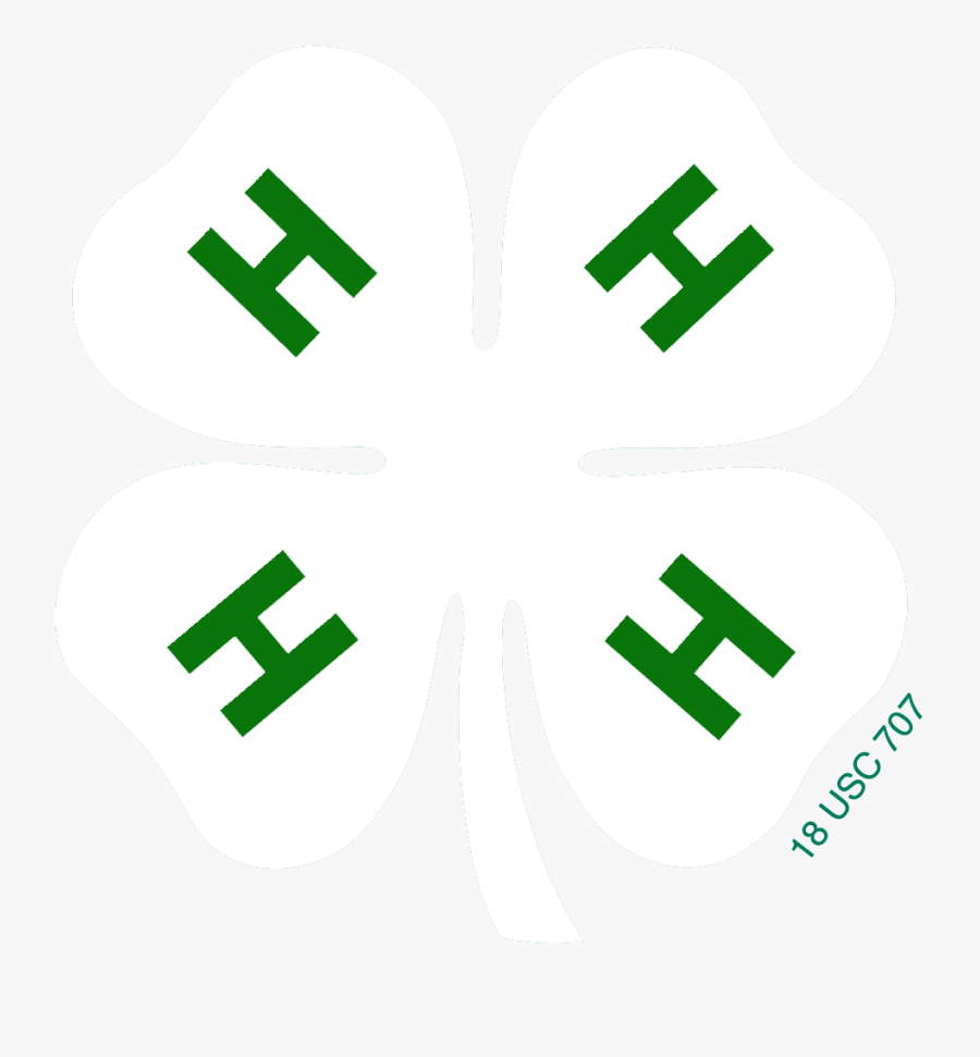 Nice Design Ideas 4 H Clover Clip Art Free Clipart - 4 H Logo White, Transparent Clipart
