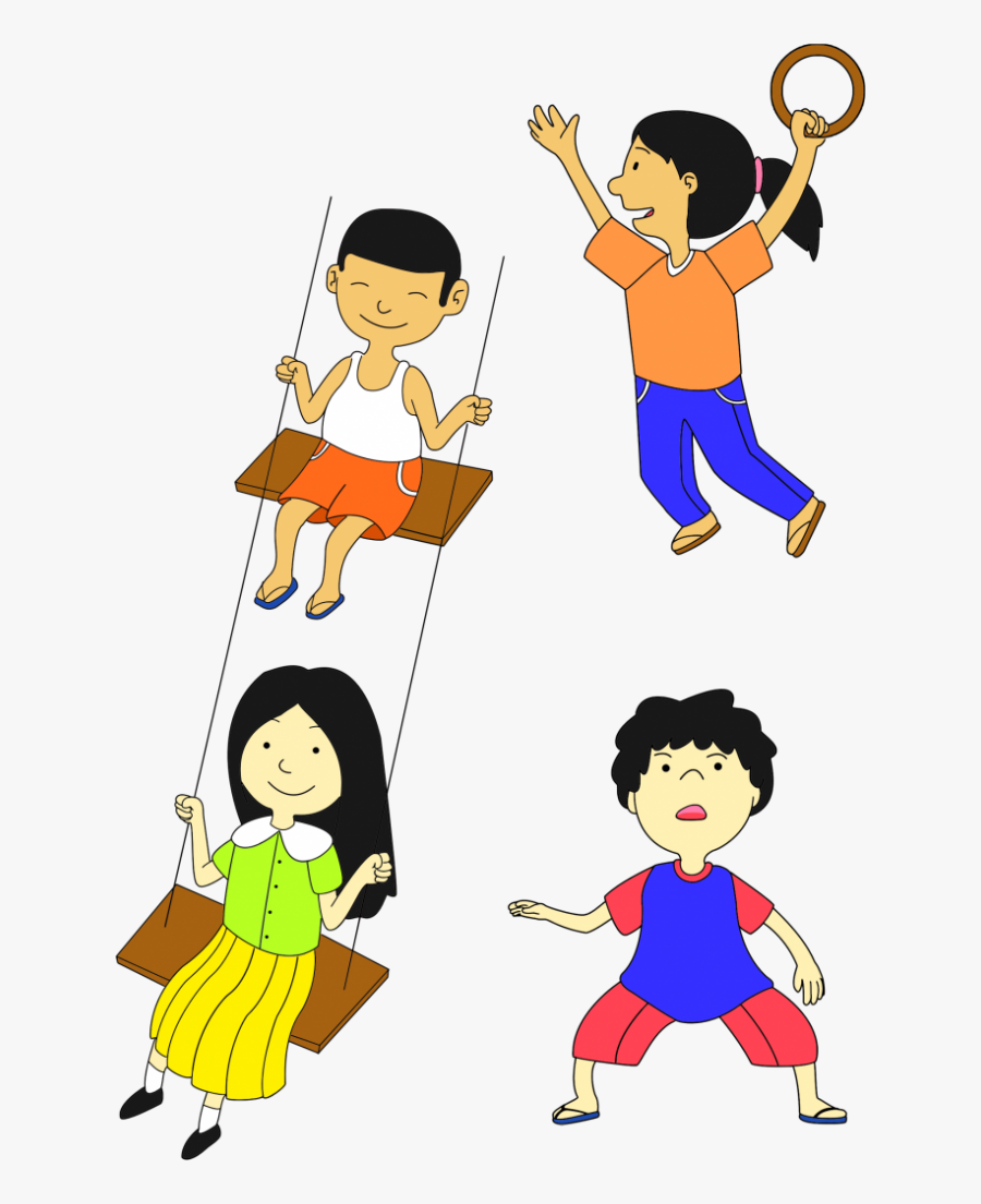 Art,people,child - Kids Playing Png, Transparent Clipart