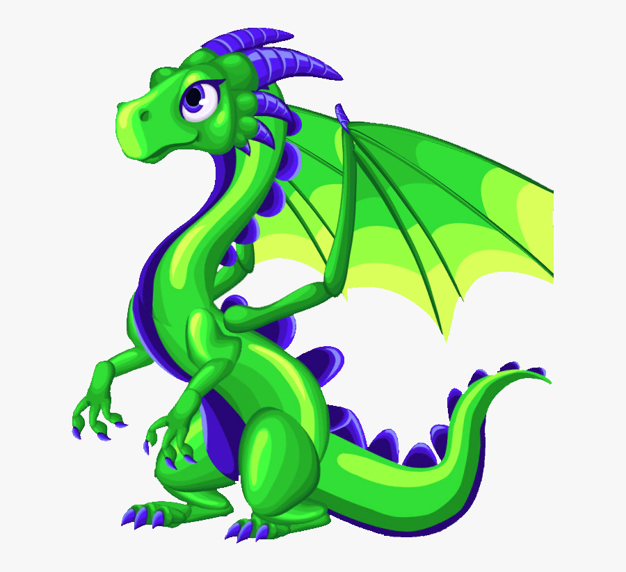 Little Dragon Clipart Mythical Creature - Green Dragons Clipart, Transparent Clipart