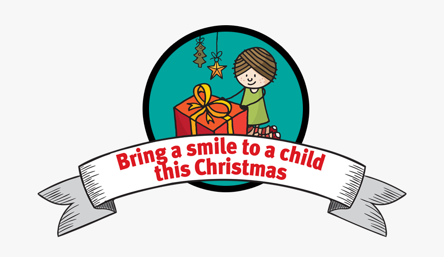 Bring A Smile To A Child This Christmas - Happy Christmas, Transparent Clipart