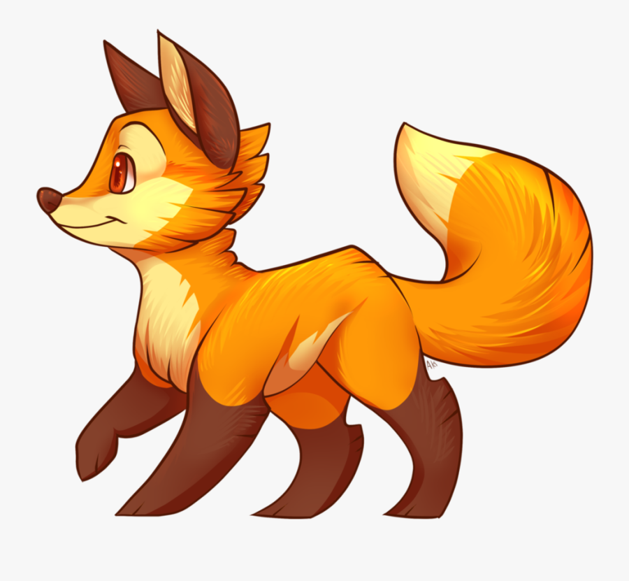 Red Fox,fennec Fox,fox,cartoon,swift Fox,tail,canidae,clip - Anime Fox Drawing, Transparent Clipart