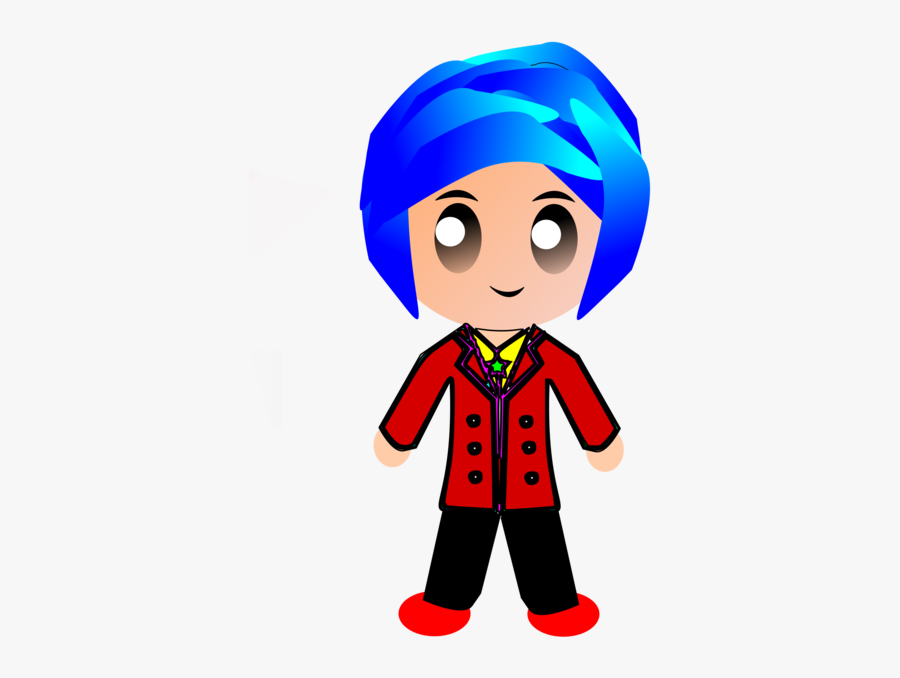 Boy,toddler,art - Mavi Saçlı Çocuk, Transparent Clipart