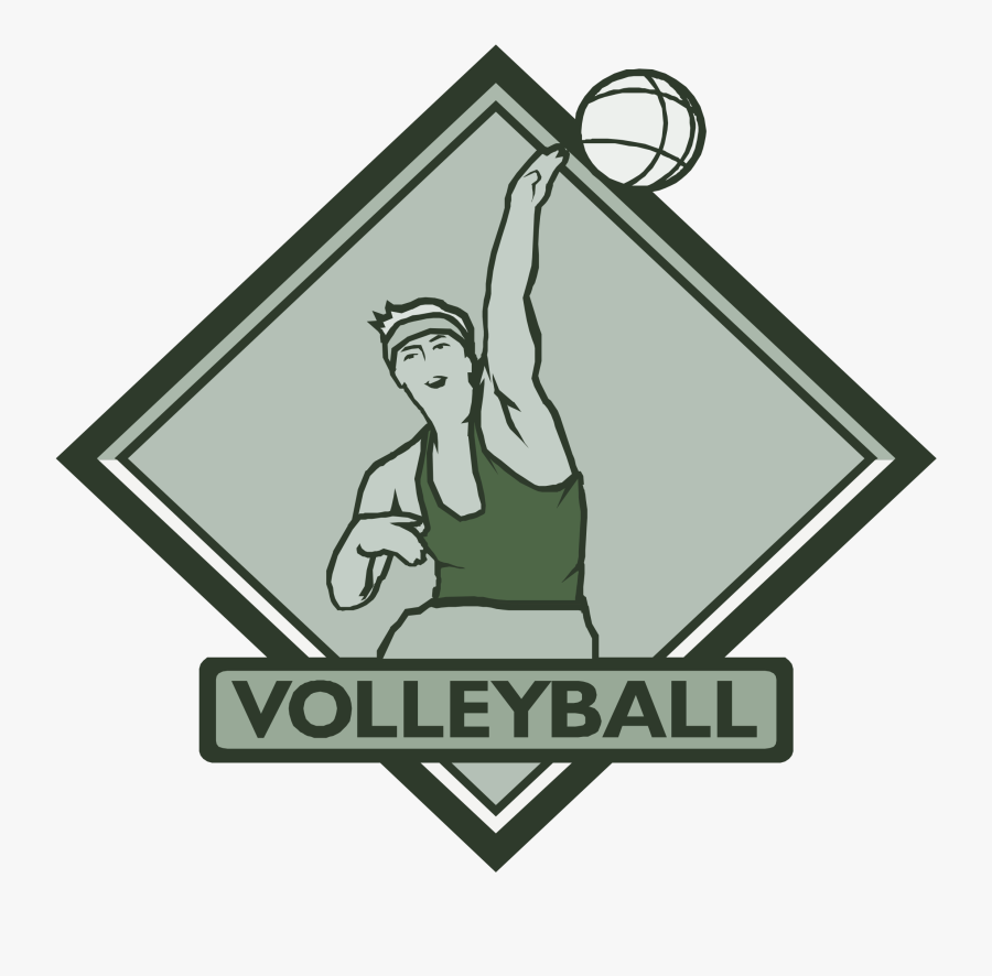 Volleyball Logo Png Transparent - Band School, Transparent Clipart