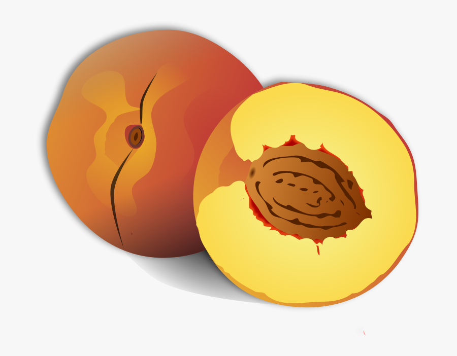 Peach, Transparent Clipart
