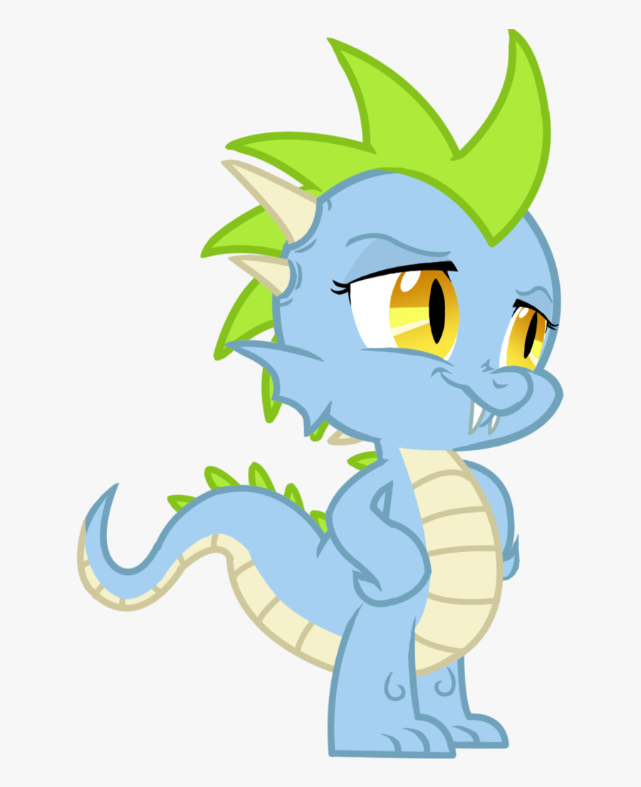 Blue Dragon Clipart Pinterest - My Little Pony Baby Dragon, Transparent Clipart