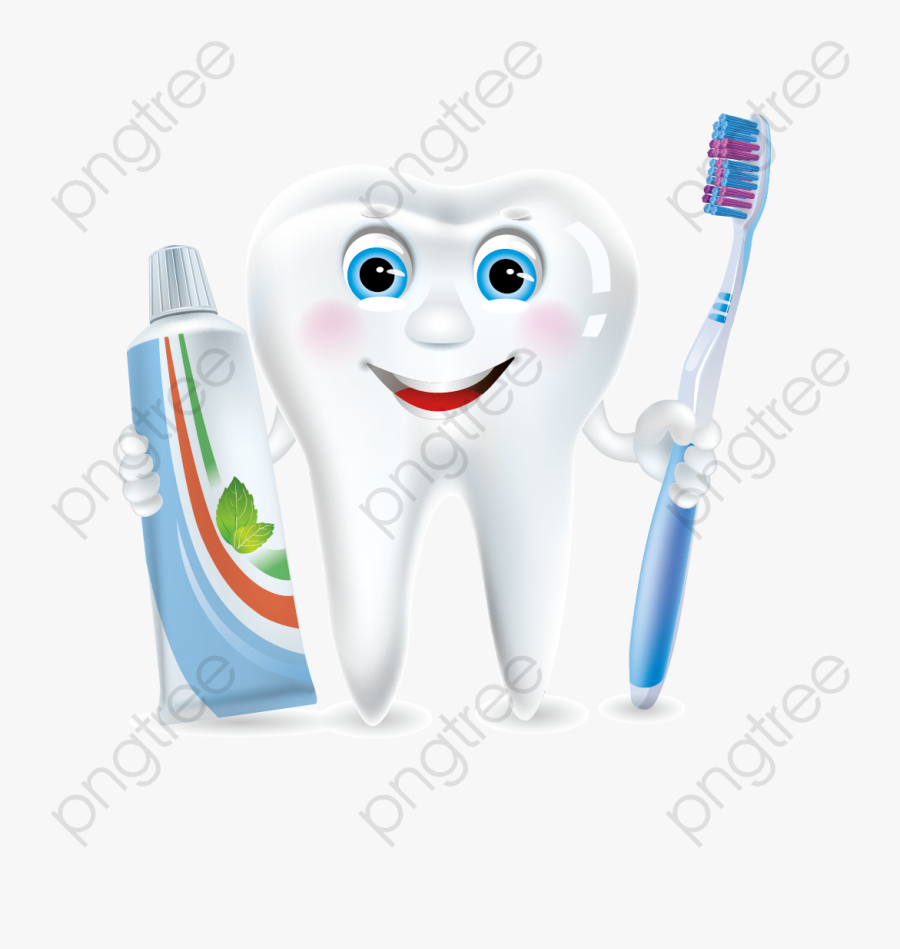 Dental Care - Cartoon, Transparent Clipart