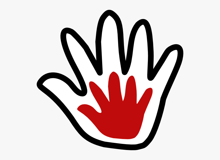 Clip Art Of Hands Parent And Child, Transparent Clipart