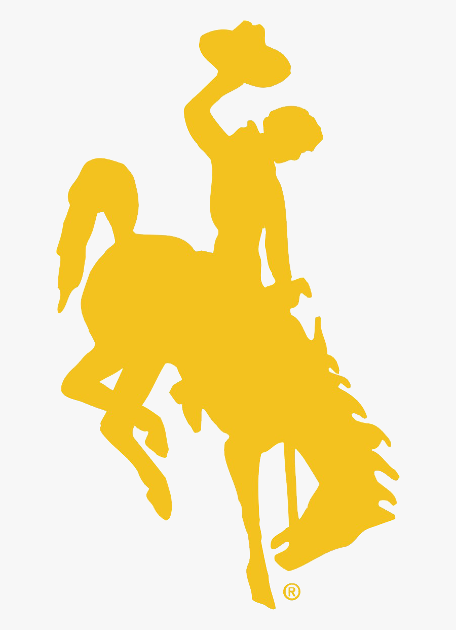 Wyoming Volleyball Camps - Bucking Horse And Rider Wyoming, Transparent Clipart