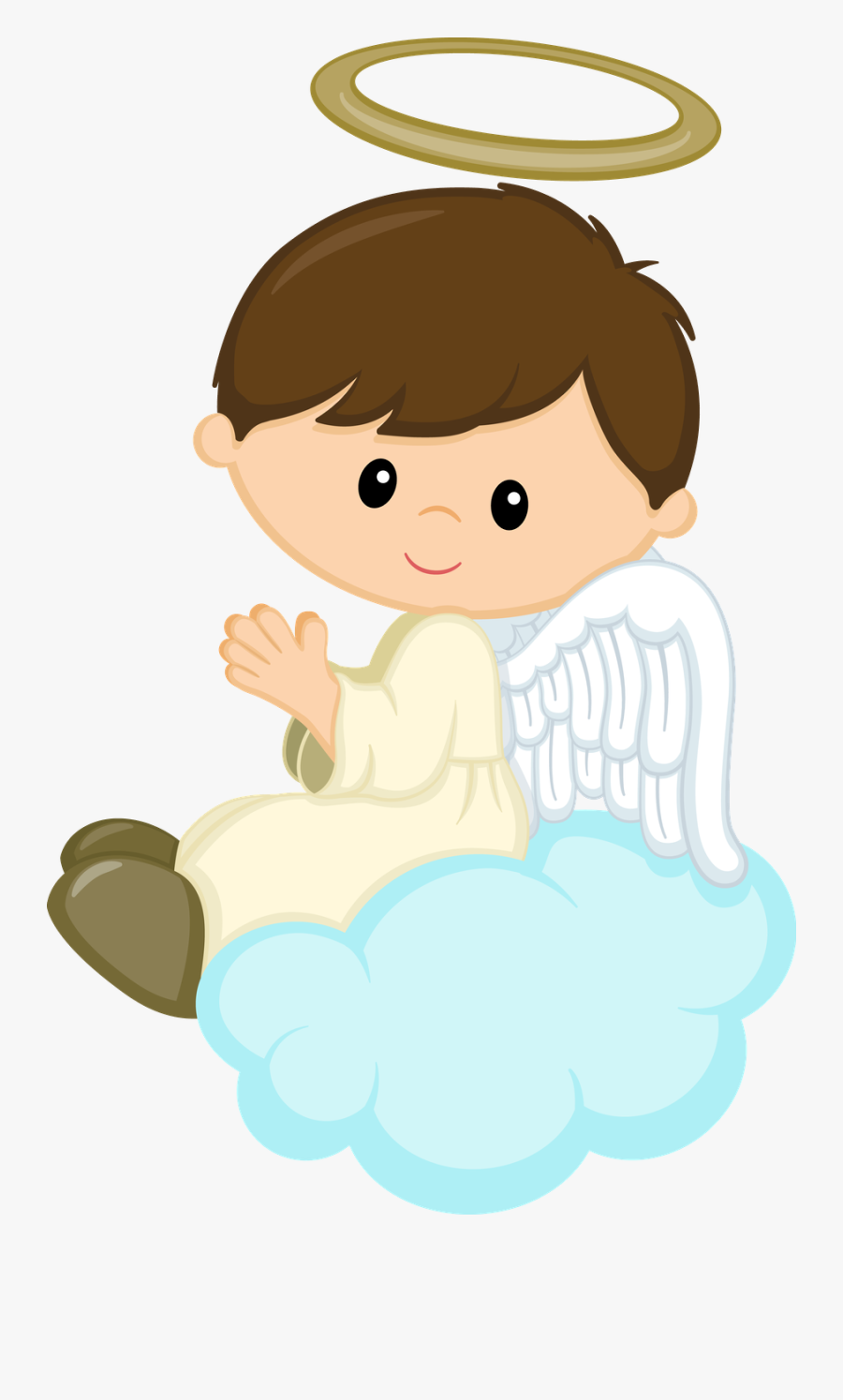 Baptism Clipart Kid - Boy Angel Clipart, Transparent Clipart