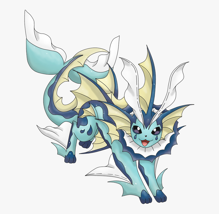Art,graphics,graphic Design,art - Pokemon Vaporeon Mega Evolution, Transparent Clipart