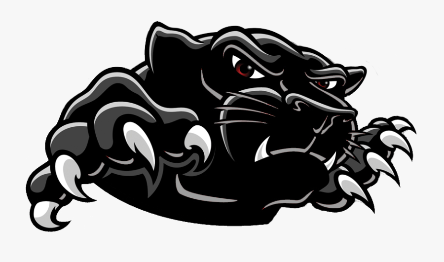 Clip Art Panther Football Clip Art - Black Panther Logo Cartoon, Transparent Clipart
