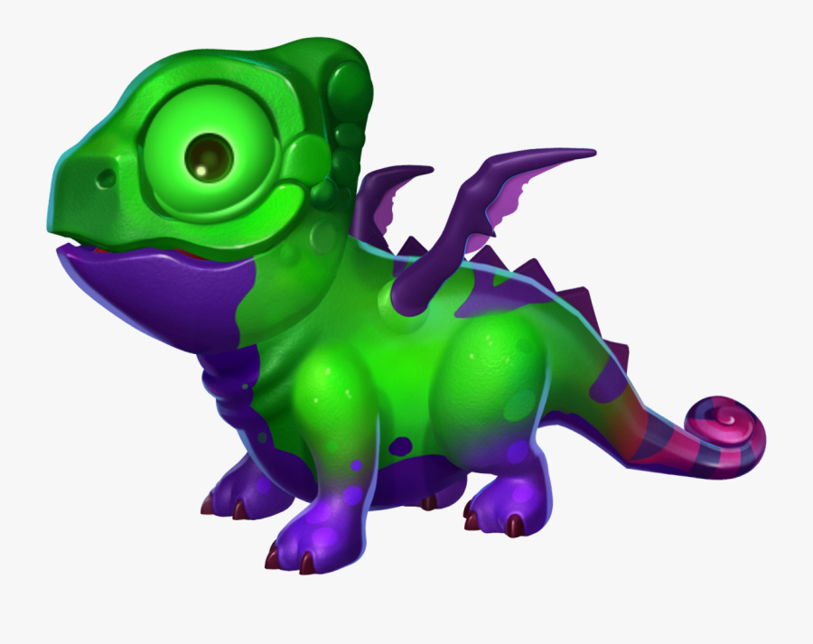 Clip Art Mania Legends Wiki Babypng - Dragon Mania Legends Dragon De Camaleon, Transparent Clipart