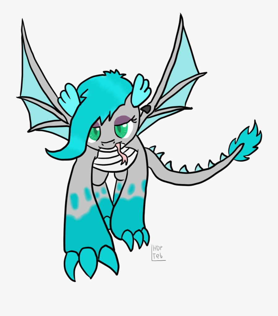 Teb, Cute, Dragon, Dragoness, Female, Getting Close, - Cartoon, Transparent Clipart