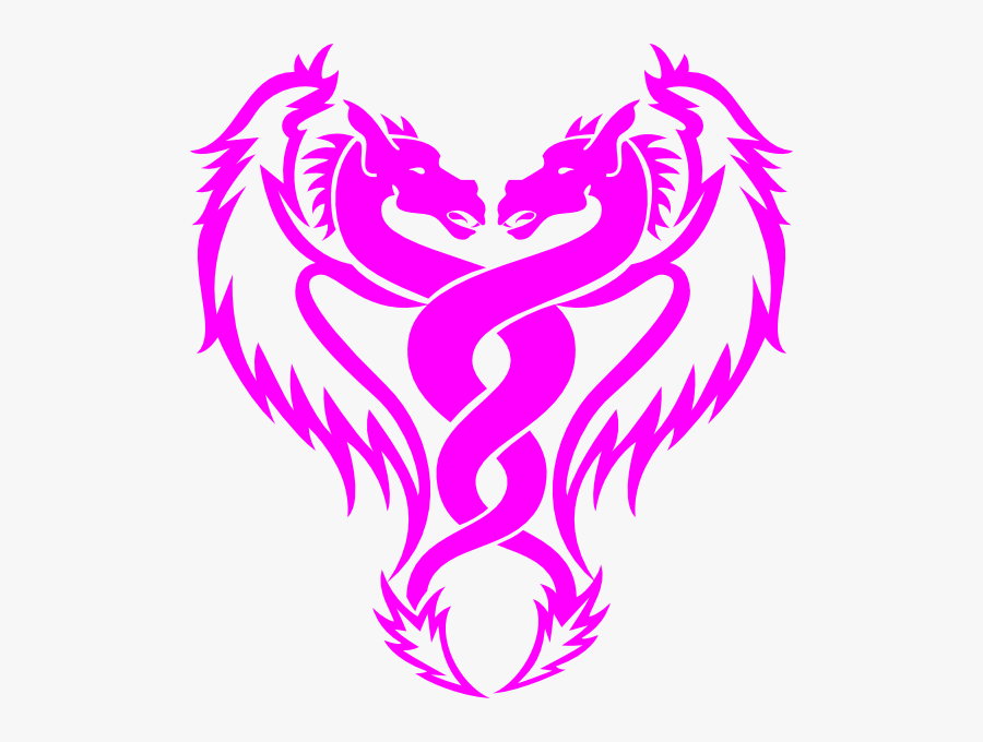 Transparent Dragon Vector Png Logo The Pink Dragon , Free Transparent
