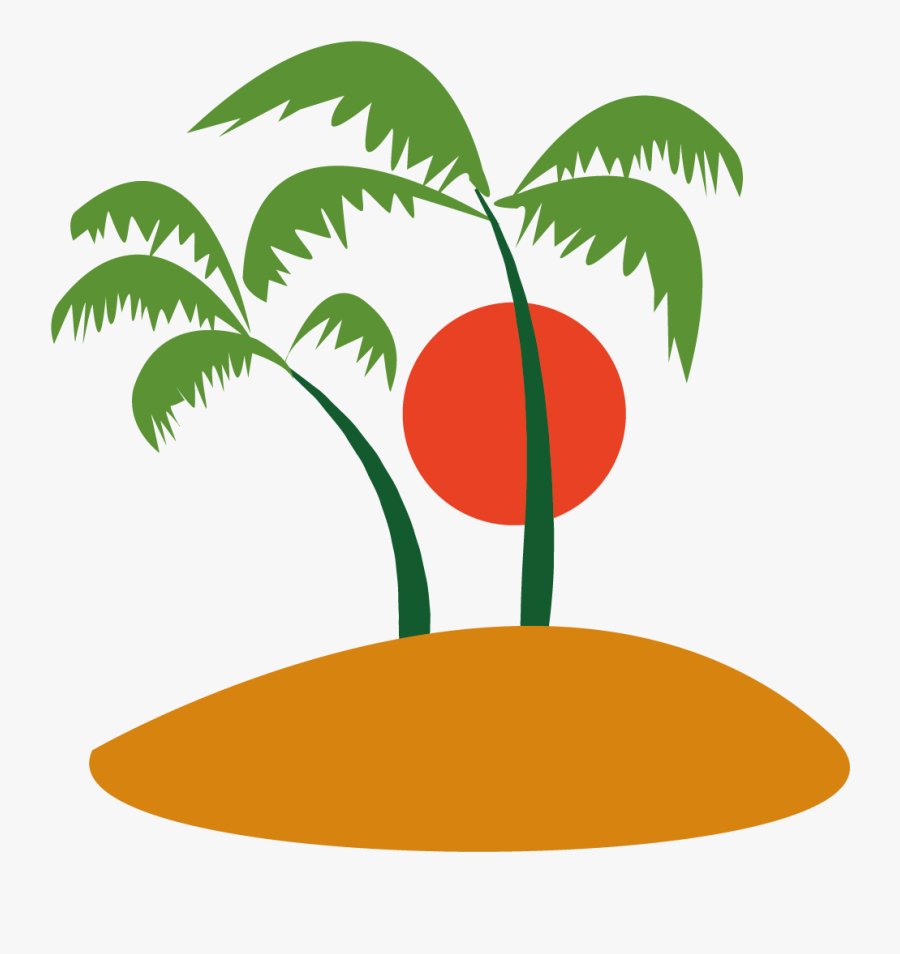 Ilha Do Coqueiro Coconut Tree Clip Art - Icon Ilha Png, Transparent Clipart